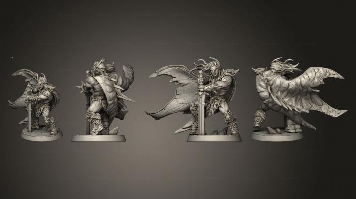 Military figurines (Krommir Stronghammer, STKW_8768) 3D models for cnc