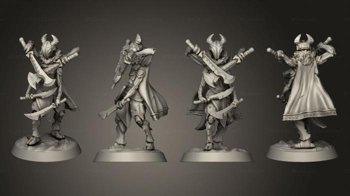 Military figurines (Krtyx Bladedancer, STKW_8771) 3D models for cnc