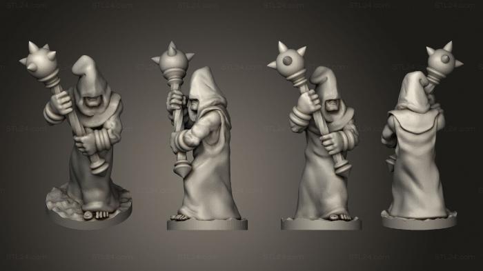 Military figurines (kultist 4, STKW_8786) 3D models for cnc