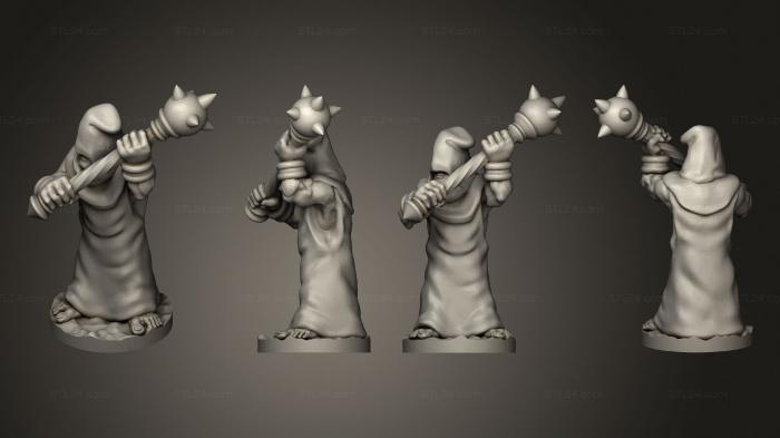 Military figurines (kultist 7, STKW_8789) 3D models for cnc