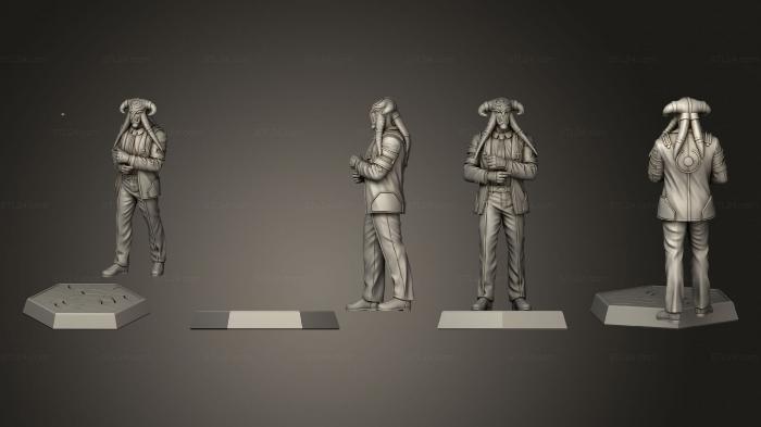Military figurines (Kuramon Agent, STKW_8805) 3D models for cnc