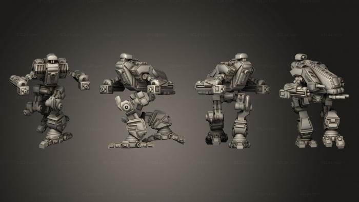 Military figurines (lammergeir ii walk, STKW_8825) 3D models for cnc