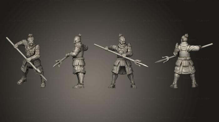 Military figurines (lancer 01, STKW_8828) 3D models for cnc