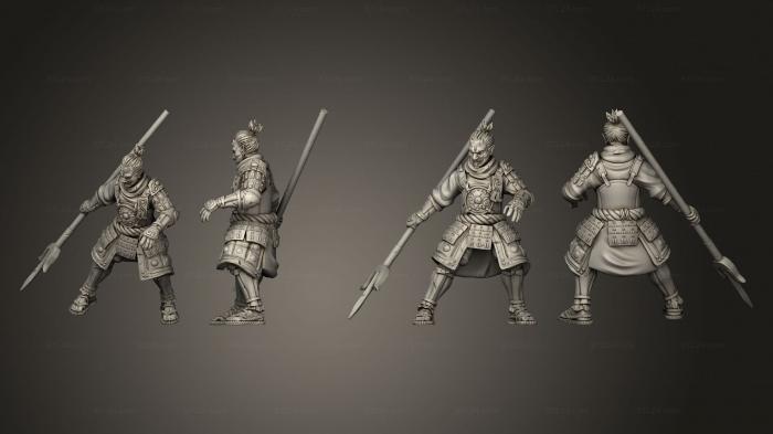 Military figurines (lancer 03, STKW_8830) 3D models for cnc