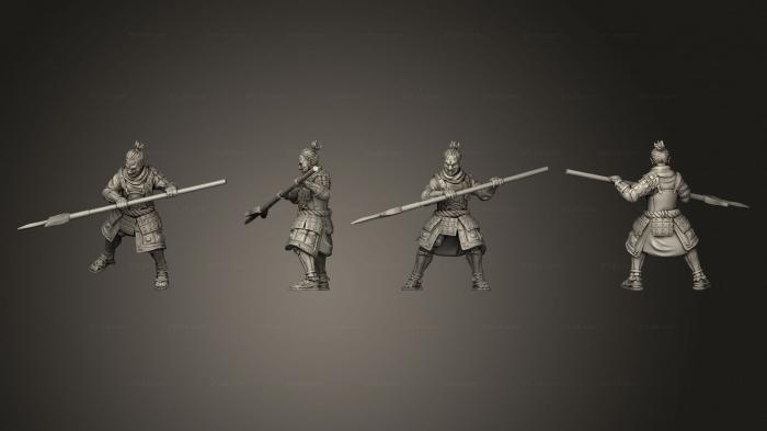 Military figurines (lancer 04, STKW_8831) 3D models for cnc
