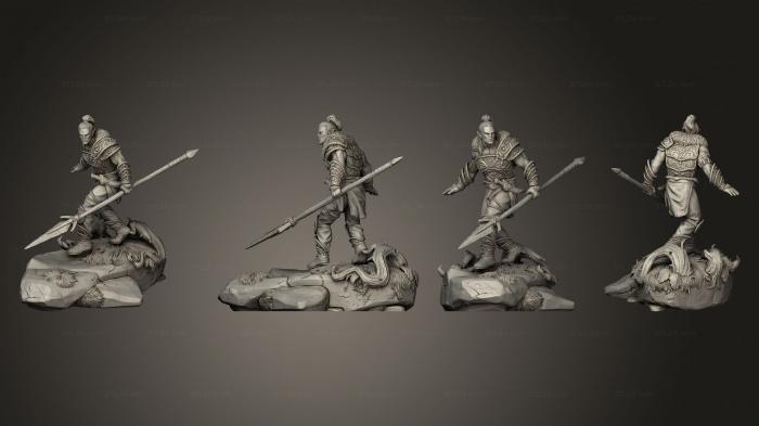 Military figurines (Larsael The Lightning, STKW_8839) 3D models for cnc