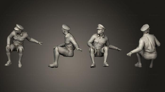Military figurines (launch Officer, STKW_8856) 3D models for cnc