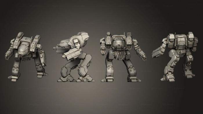 Military figurines (LBK Prime 4, STKW_8857) 3D models for cnc