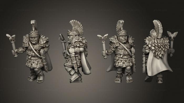 Military figurines (LEGATE TITUS ON FOOT, STKW_8866) 3D models for cnc