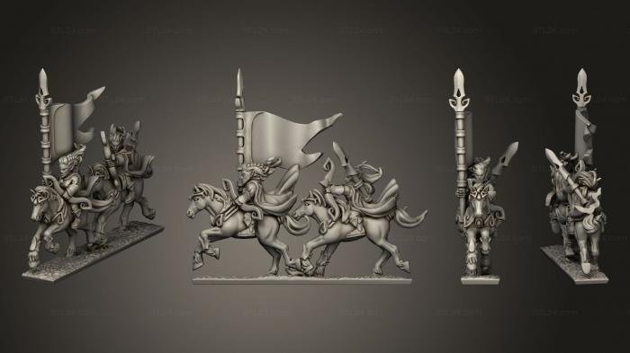 light cavalry banner blank