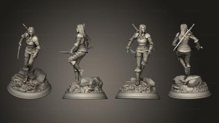Military figurines (Lina Vixine, STKW_9067) 3D models for cnc