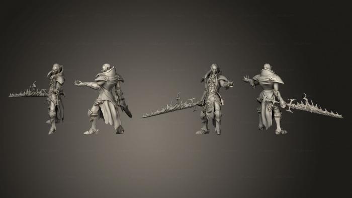 Military figurines (Lotharius Blood Reavers RAW, STKW_9174) 3D models for cnc