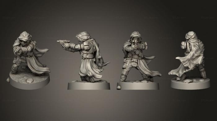 Military figurines (LRDG 01, STKW_9177) 3D models for cnc