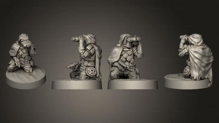 Military figurines (LRDG 04, STKW_9180) 3D models for cnc