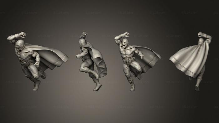 Military figurines (luchador, STKW_9189) 3D models for cnc