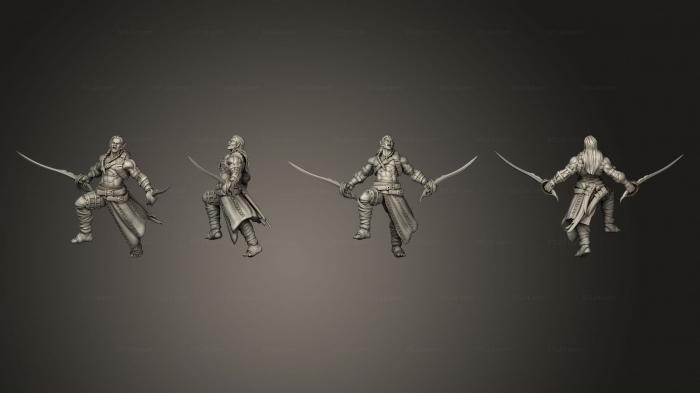 Military figurines (lven Barbarian Screaming, STKW_9221) 3D models for cnc