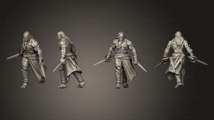 Military figurines (lven Barbarian v 3, STKW_9222) 3D models for cnc