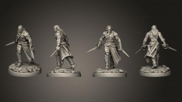 Military figurines (lven Barbarian, STKW_9223) 3D models for cnc