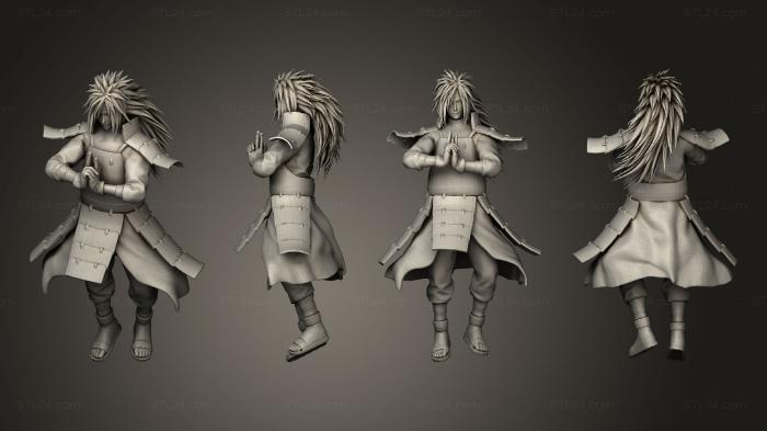 Military figurines (MADARA WITH SUSANOO 01, STKW_9235) 3D models for cnc