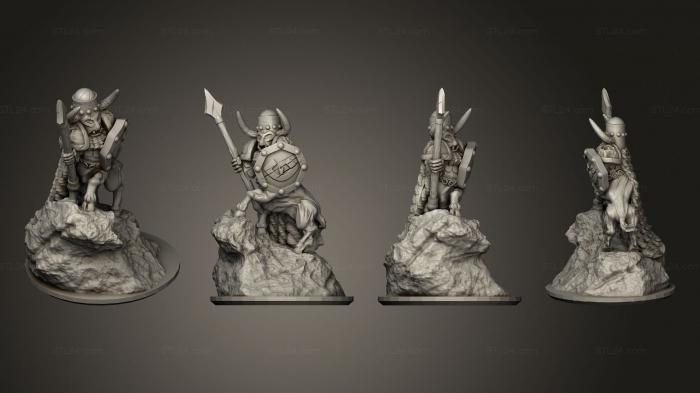 Military figurines (Magma Bullzentaur Hero, STKW_9273) 3D models for cnc