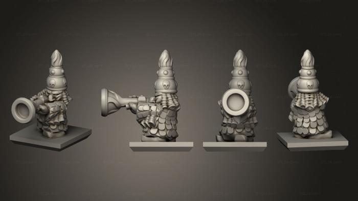 Military figurines (Magma dwarf 01, STKW_9276) 3D models for cnc