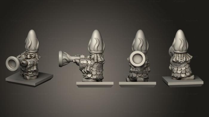 Military figurines (Magma dwarf 03, STKW_9278) 3D models for cnc