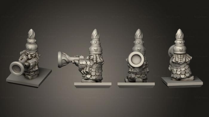 Military figurines (Magma dwarf 05, STKW_9280) 3D models for cnc