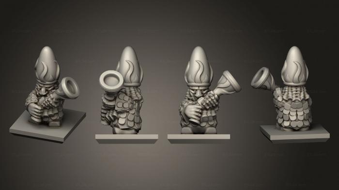 Military figurines (Magma dwarf 11, STKW_9285) 3D models for cnc