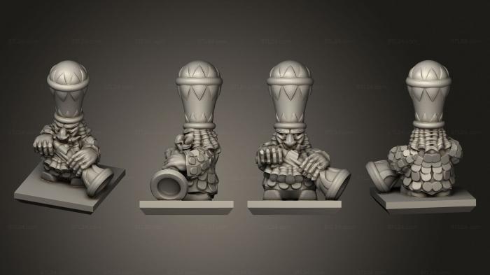 Military figurines (Magma dwarf 13, STKW_9287) 3D models for cnc