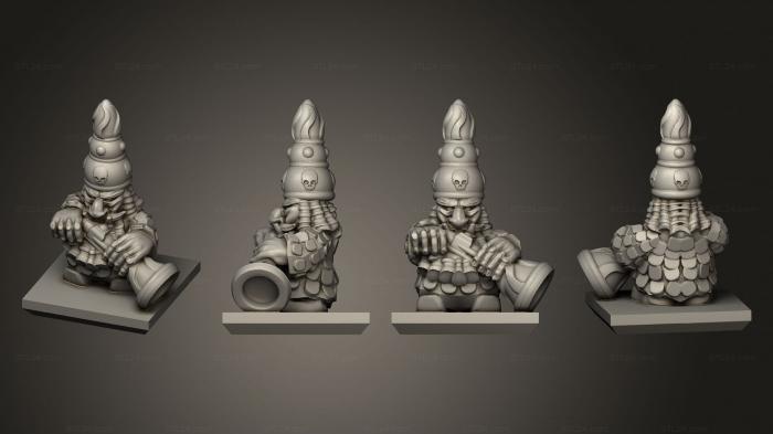 Military figurines (Magma dwarf 14, STKW_9288) 3D models for cnc