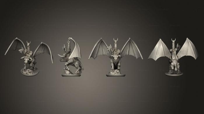 Military figurines (Magma Generalon Banebull, STKW_9297) 3D models for cnc