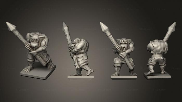 Military figurines (Magma Orc 02, STKW_9321) 3D models for cnc