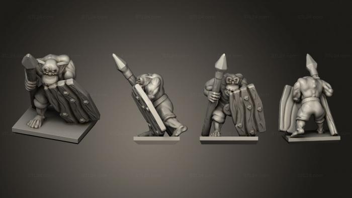 Military figurines (Magma Orc 09, STKW_9328) 3D models for cnc