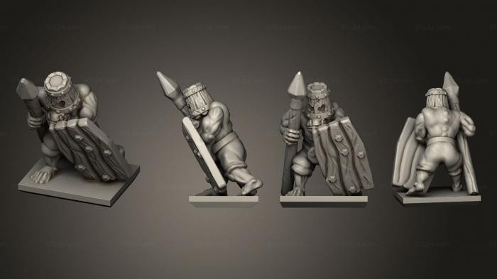 Military figurines (Magma Orc 11, STKW_9330) 3D models for cnc