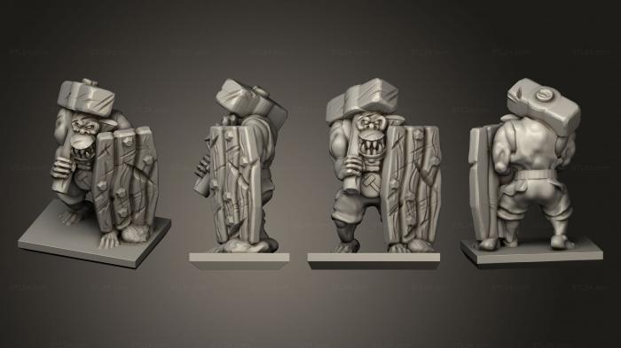 Military figurines (Magma Orc 16, STKW_9335) 3D models for cnc