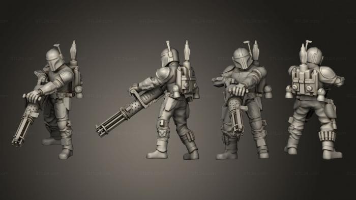 Military figurines (Mandalorians Z6 Left Sight Bino, STKW_9462) 3D models for cnc