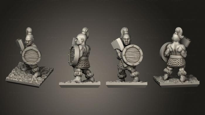 Military figurines (marauder 11, STKW_9481) 3D models for cnc