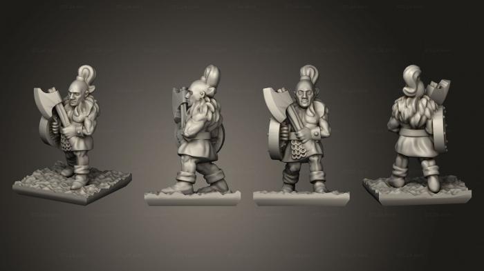 Military figurines (marauder 13, STKW_9483) 3D models for cnc
