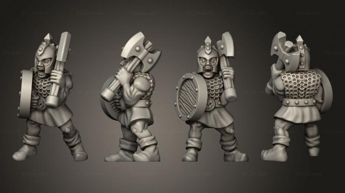 Military figurines (marauder 19, STKW_9489) 3D models for cnc