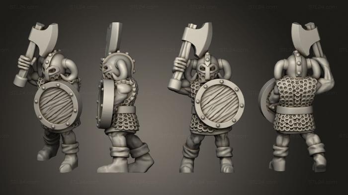 Military figurines (marauder 25, STKW_9495) 3D models for cnc