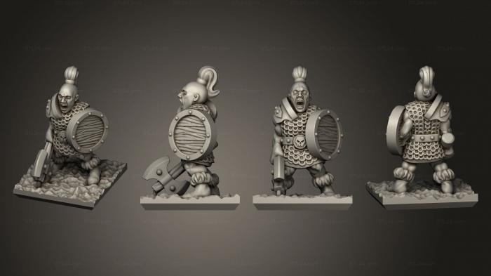 Military figurines (marauder 26, STKW_9496) 3D models for cnc