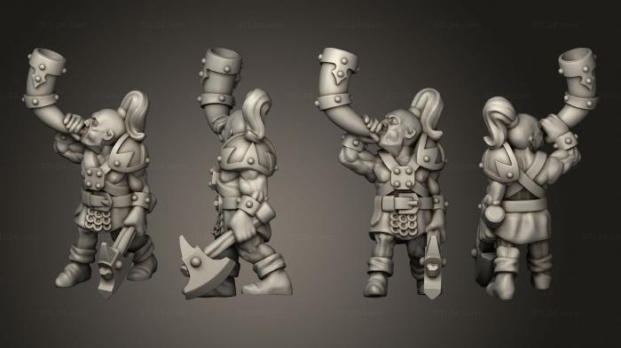 Military figurines (marauder 39, STKW_9509) 3D models for cnc