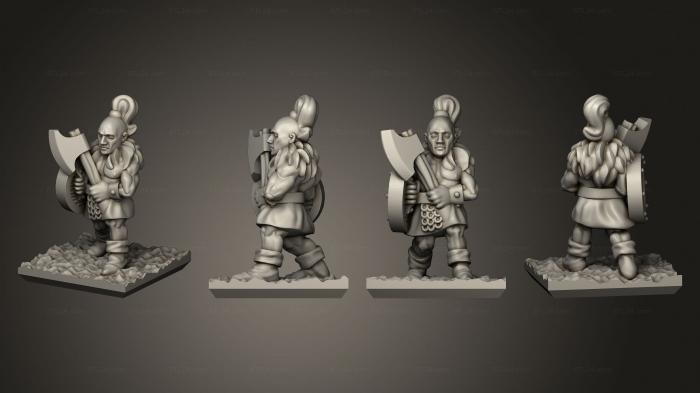 Military figurines (marauder 41, STKW_9511) 3D models for cnc