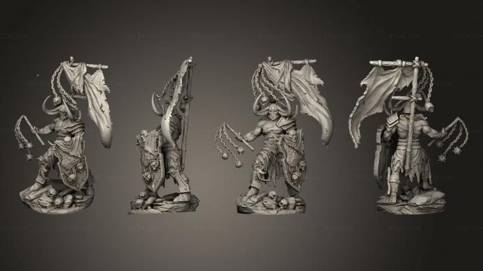 Military figurines (MARAUDER B, STKW_9514) 3D models for cnc