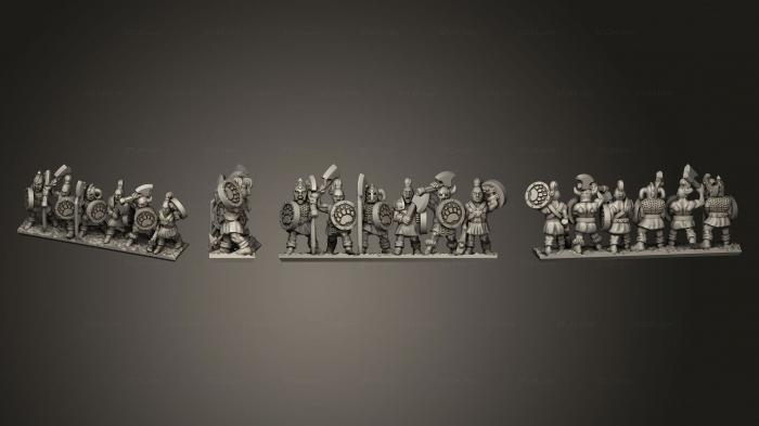 Military figurines (marauder d, STKW_9517) 3D models for cnc