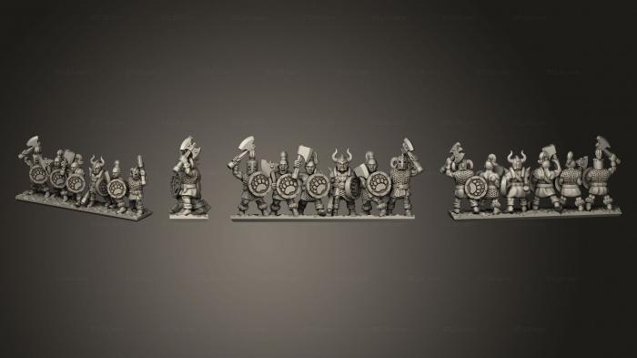Military figurines (marauder b, STKW_9519) 3D models for cnc