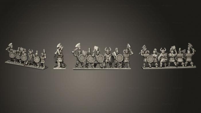 Military figurines (marauder 03, STKW_9523) 3D models for cnc