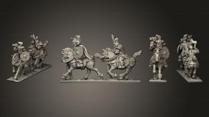 Military figurines (Marauding Horsemen 1 006, STKW_9531) 3D models for cnc