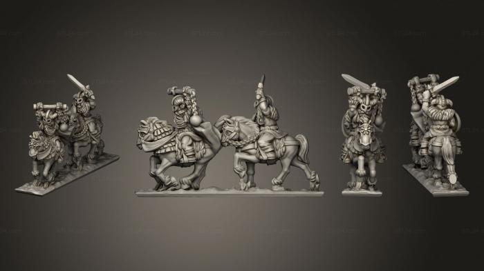 Military figurines (Marauding Horsemen 1 009, STKW_9534) 3D models for cnc