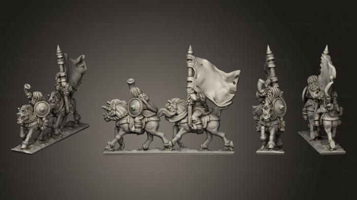 Military figurines (Marauding Horsemen 1 010, STKW_9535) 3D models for cnc